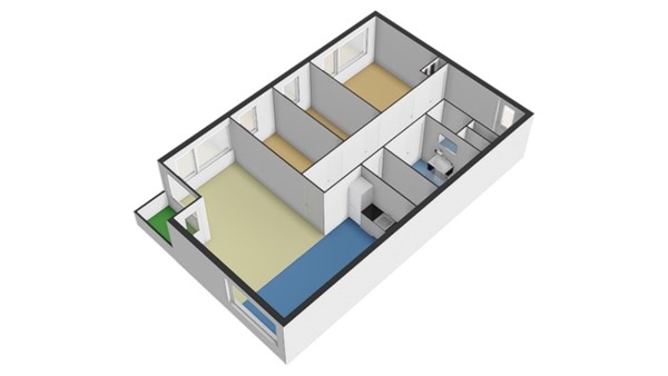 Floorplan - Spangesekade 62C, 3027 GK Rotterdam